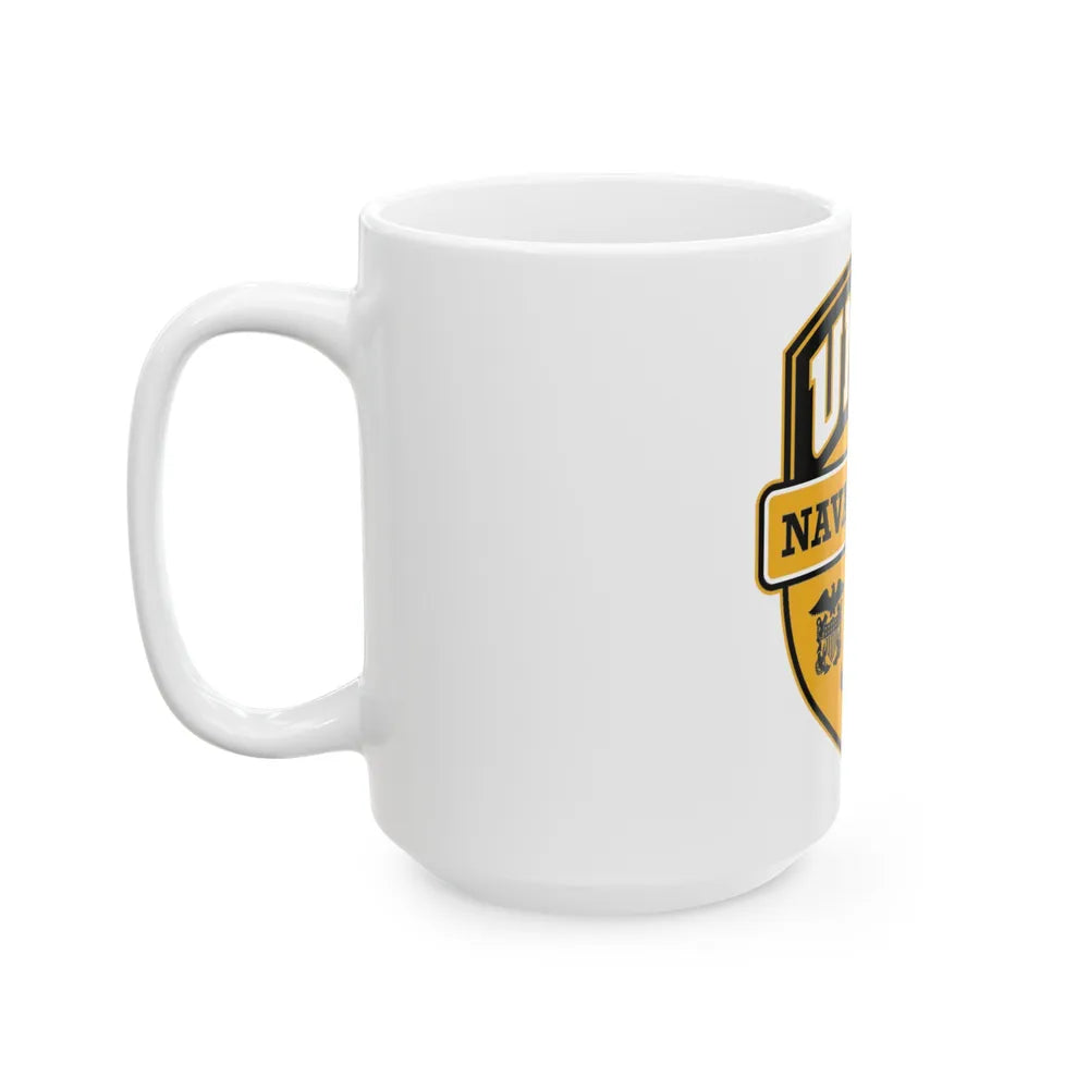 UMBC Naval ROTC (U.S. Navy) White Coffee Mug-Go Mug Yourself