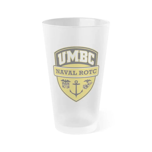 UMBC Naval ROTC (U.S. Navy) Frosted Pint Glass 16oz Default Title - Go Mug Yourself