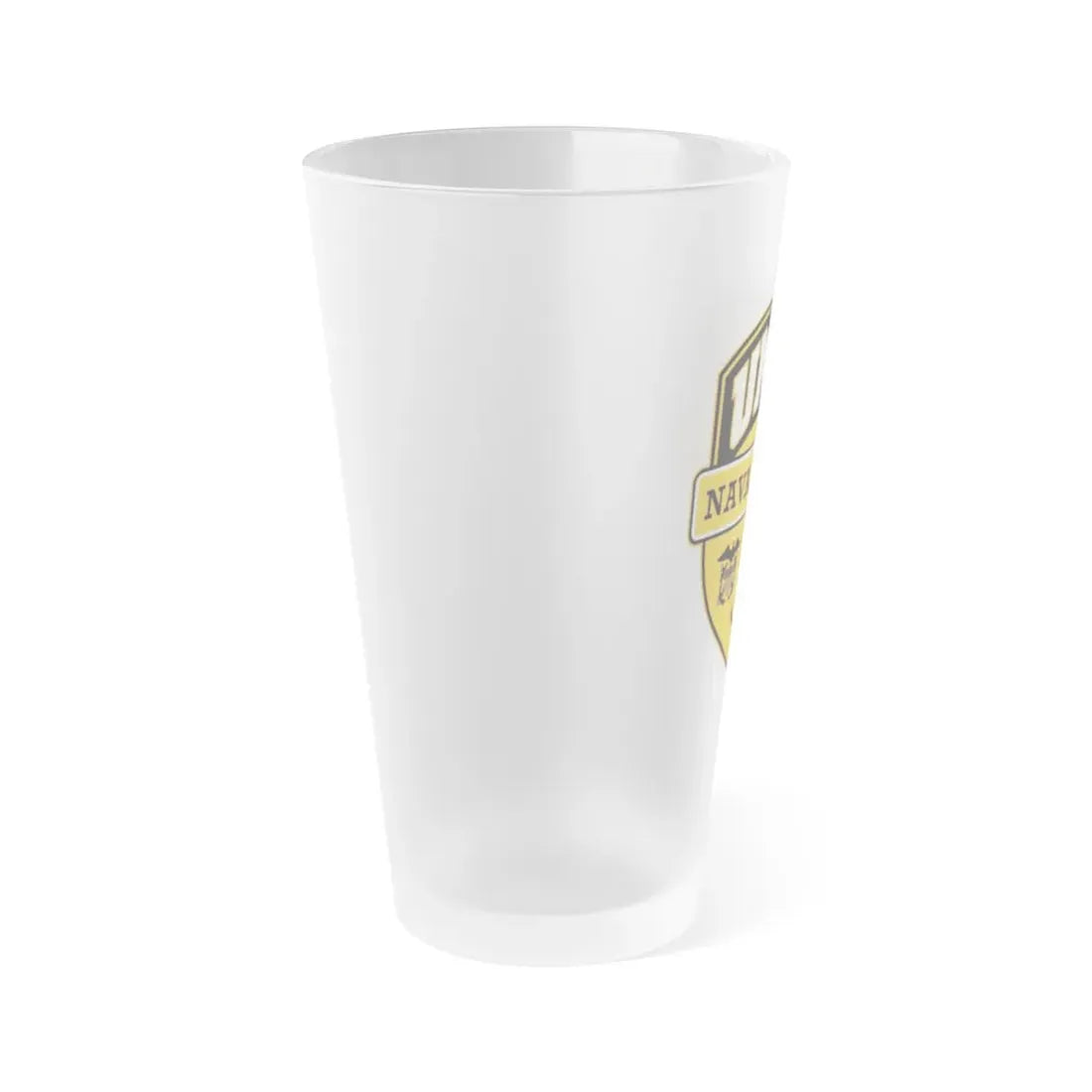 UMBC Naval ROTC (U.S. Navy) Frosted Pint Glass 16oz - Go Mug Yourself