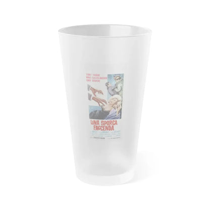 UNA SPORCA FACCENDA (A DIRTY BUSINESS) 1964 Movie Poster - Frosted Pint Glass 16oz Default Title - Go Mug Yourself