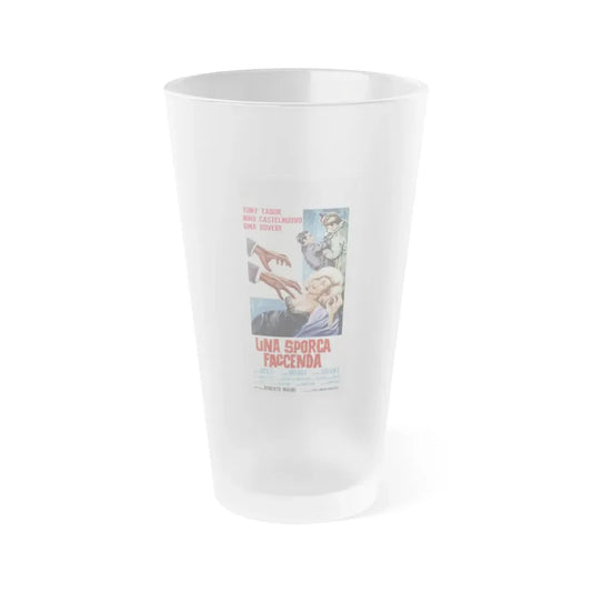 UNA SPORCA FACCENDA (A DIRTY BUSINESS) 1964 Movie Poster - Frosted Pint Glass 16oz Default Title - Go Mug Yourself