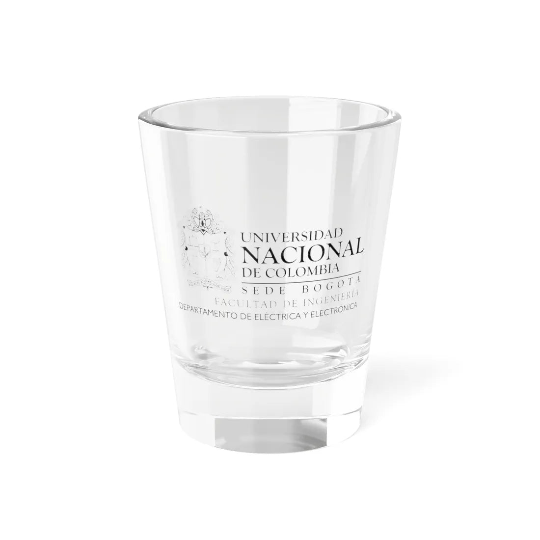 UNAL Aplicación Dep Elect (Colombia) (Coat of Arms) Shot Glass 1.5oz 1.5oz - Go Mug Yourself