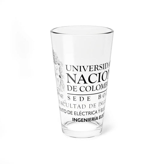 UNAL Aplicación Electrónica (Colombia) (Coat of Arms) Pint Glass 16oz 16oz - Go Mug Yourself