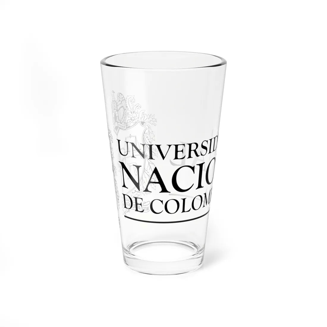 UNAL Logosimbolo (Colombia) (Coat of Arms) Pint Glass 16oz 16oz - Go Mug Yourself