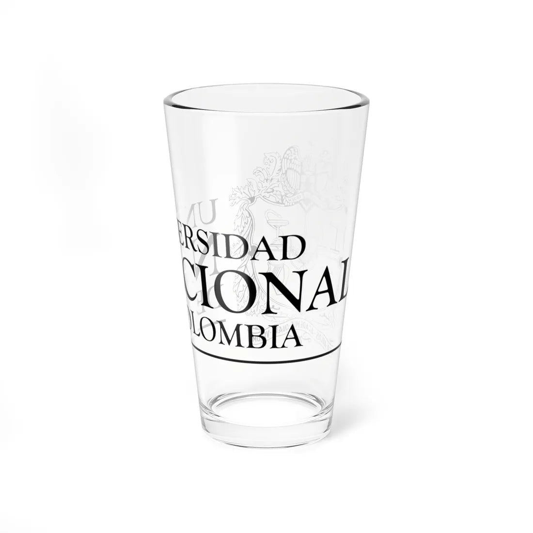 UNAL Logosimbolo (Colombia) (Coat of Arms) Pint Glass 16oz - Go Mug Yourself