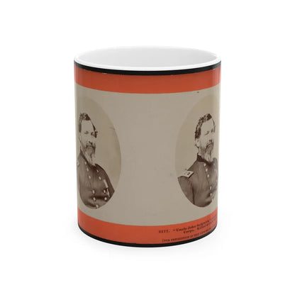 Uncle John Sedgwick, (Commander Of The Sixth Corps. Killed At Cold Harbor) (U.S. Civil War) White Coffee Mug-11oz-Go Mug Yourself
