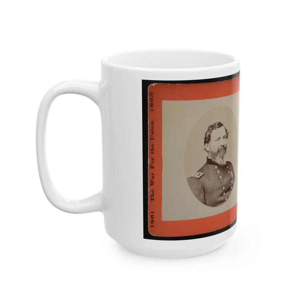 Uncle John Sedgwick, (Commander Of The Sixth Corps. Killed At Cold Harbor) (U.S. Civil War) White Coffee Mug-Go Mug Yourself