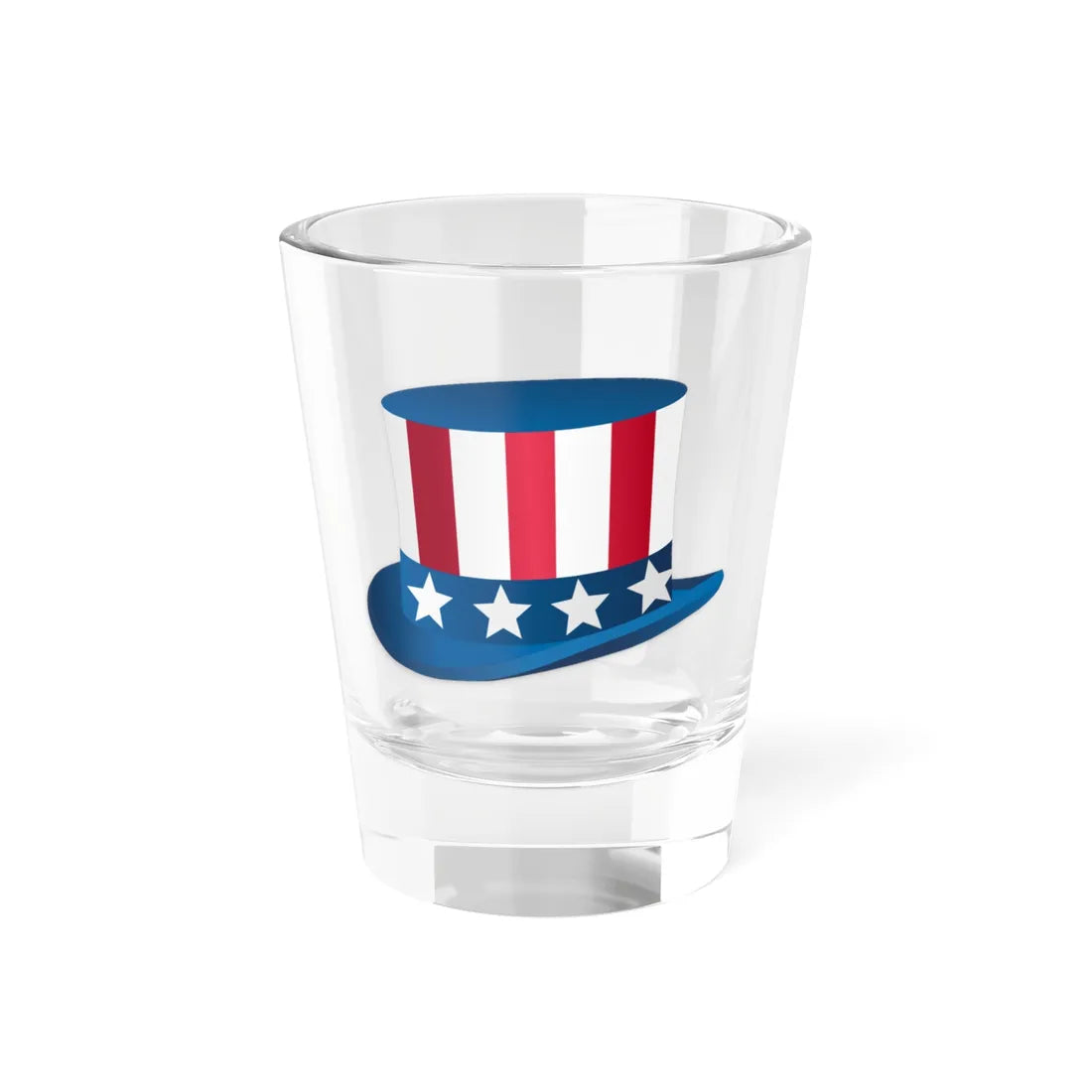 Uncle Sam hat (United States) Shot Glass 1.5oz 1.5oz - Go Mug Yourself