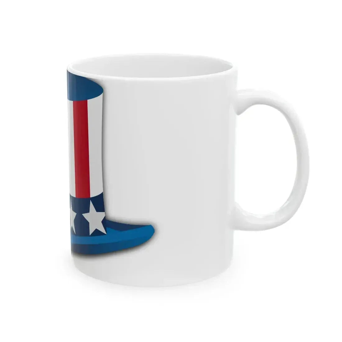 Uncle Sam hat (United States) White Coffee Mug - Go Mug Yourself