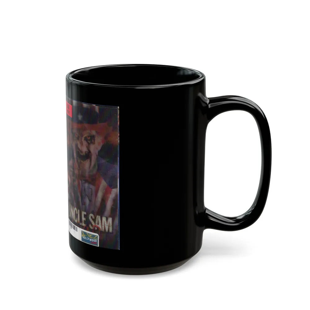 UNCLE SAM (VHS COVER) - Black Coffee Mug-Go Mug Yourself