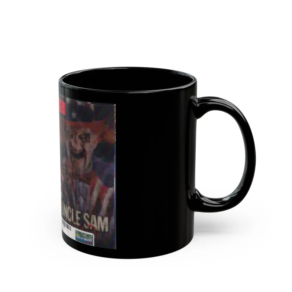 UNCLE SAM (VHS COVER) - Black Coffee Mug-Go Mug Yourself