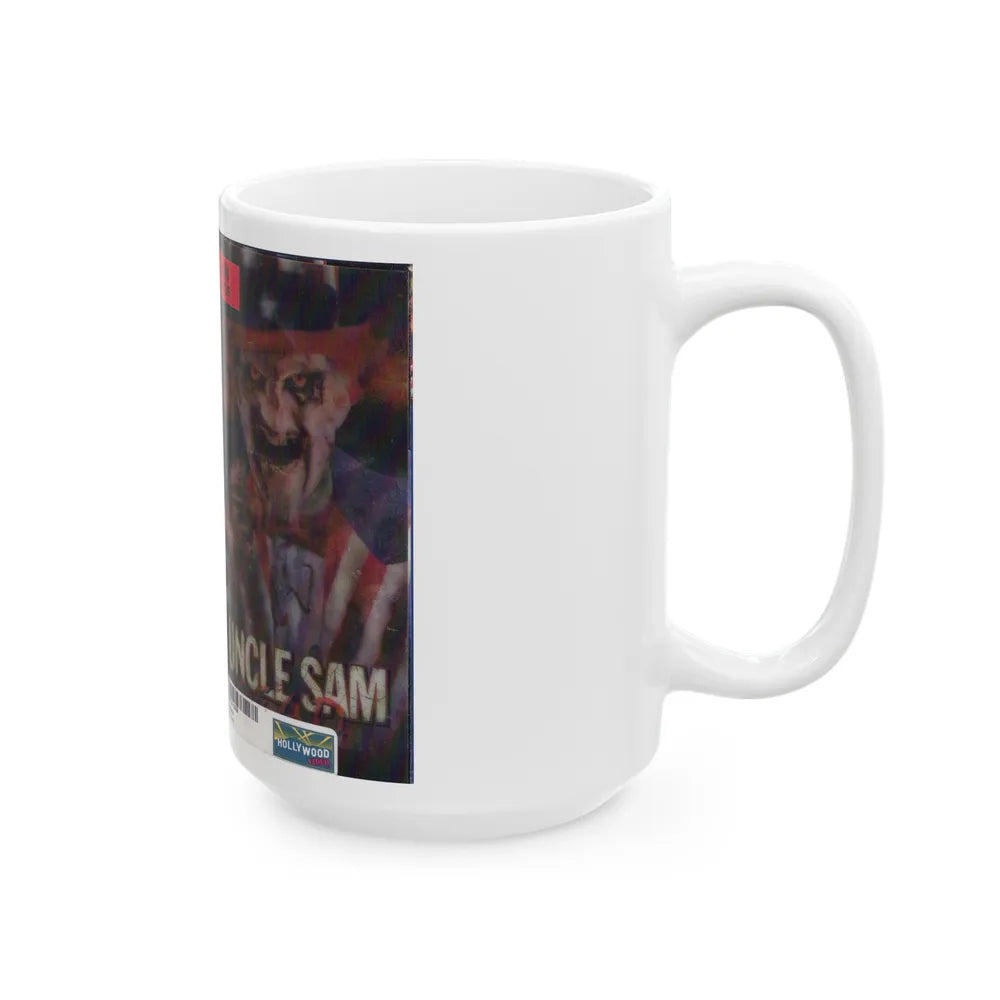 UNCLE SAM (VHS COVER) - White Coffee Mug-Go Mug Yourself