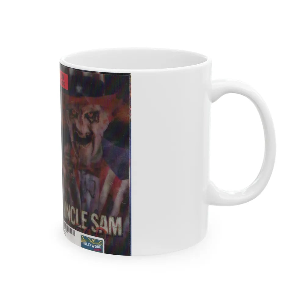 UNCLE SAM (VHS COVER) - White Coffee Mug-Go Mug Yourself