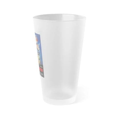 UNDER POLICE PROTECTION 1989 Movie Poster - Frosted Pint Glass 16oz-Go Mug Yourself