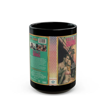 UNDER THE BOARDWALK (VHS COVER) - Black Coffee Mug-15oz-Go Mug Yourself