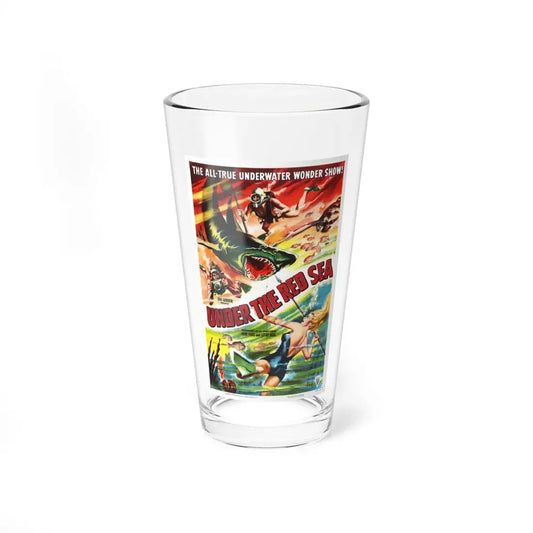 UNDER THE RED SEA 1952 Movie Poster - Pint Glass 16oz 16oz - Go Mug Yourself