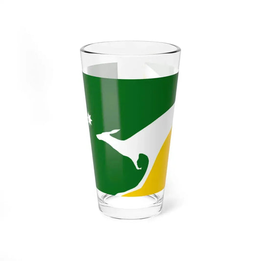 Under the Southern Cross Australia Flag By Justin R Smith (Australia) Pint Glass 16oz 16oz - Go Mug Yourself