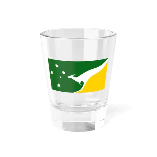 Under the Southern Cross Australia Flag By Justin R Smith (Australia) Shot Glass 1.5oz 1.5oz - Go Mug Yourself