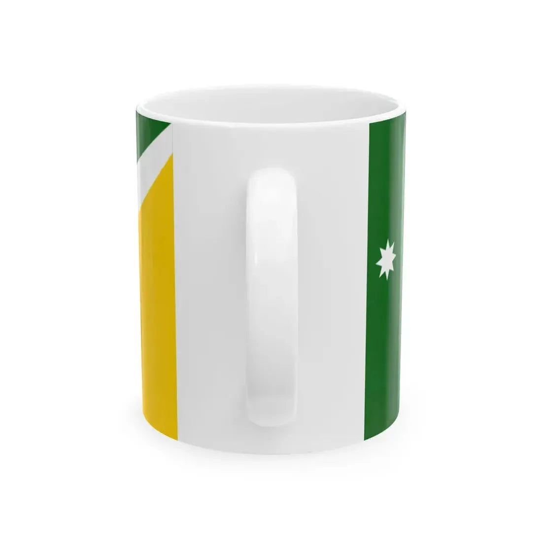Under the Southern Cross Australia Flag By Justin R Smith (Australia) White Coffee Mug - Go Mug Yourself