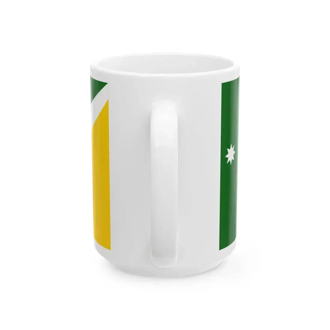 Under the Southern Cross Australia Flag By Justin R Smith (Australia) White Coffee Mug - Go Mug Yourself