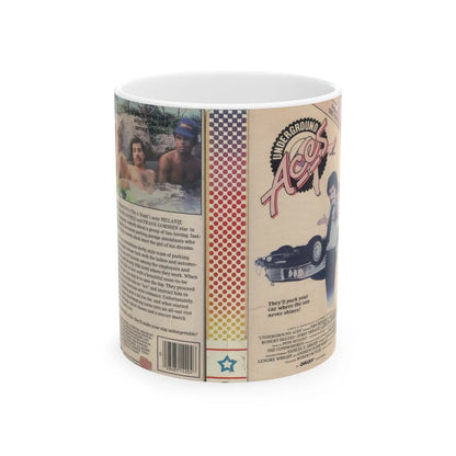 UNDERGROUND ACES (VHS COVER) - White Coffee Mug-11oz-Go Mug Yourself