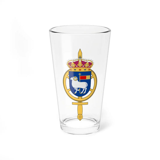Underhållsgrupp Gotland vapen (Sweden) (Coat of Arms) Pint Glass 16oz 16oz - Go Mug Yourself