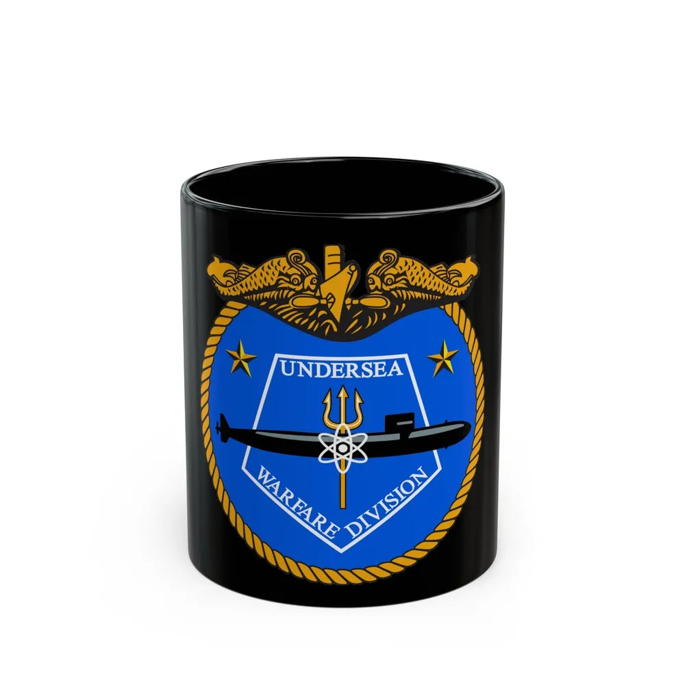 Undersea Warfare Division (U.S. Navy) Black Coffee Mug-11oz-Go Mug Yourself