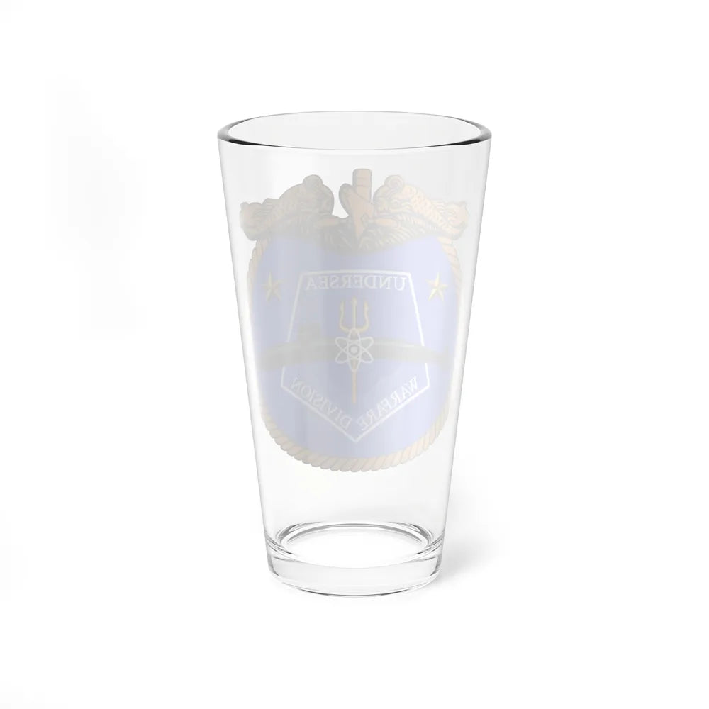 Undersea Warfare Division (U.S. Navy) Pint Glass 16oz-Go Mug Yourself