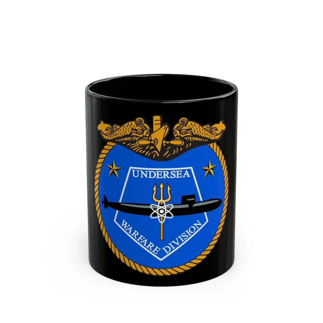 Undersea Warfare Division (U.S. Navy) Black Coffee Mug 11oz - Go Mug Yourself