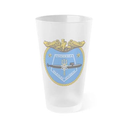 Undersea Warfare Division (U.S. Navy) Frosted Pint Glass 16oz Default Title - Go Mug Yourself