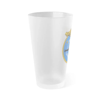 Undersea Warfare Division (U.S. Navy) Frosted Pint Glass 16oz - Go Mug Yourself