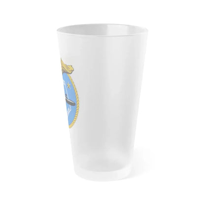Undersea Warfare Division (U.S. Navy) Frosted Pint Glass 16oz - Go Mug Yourself