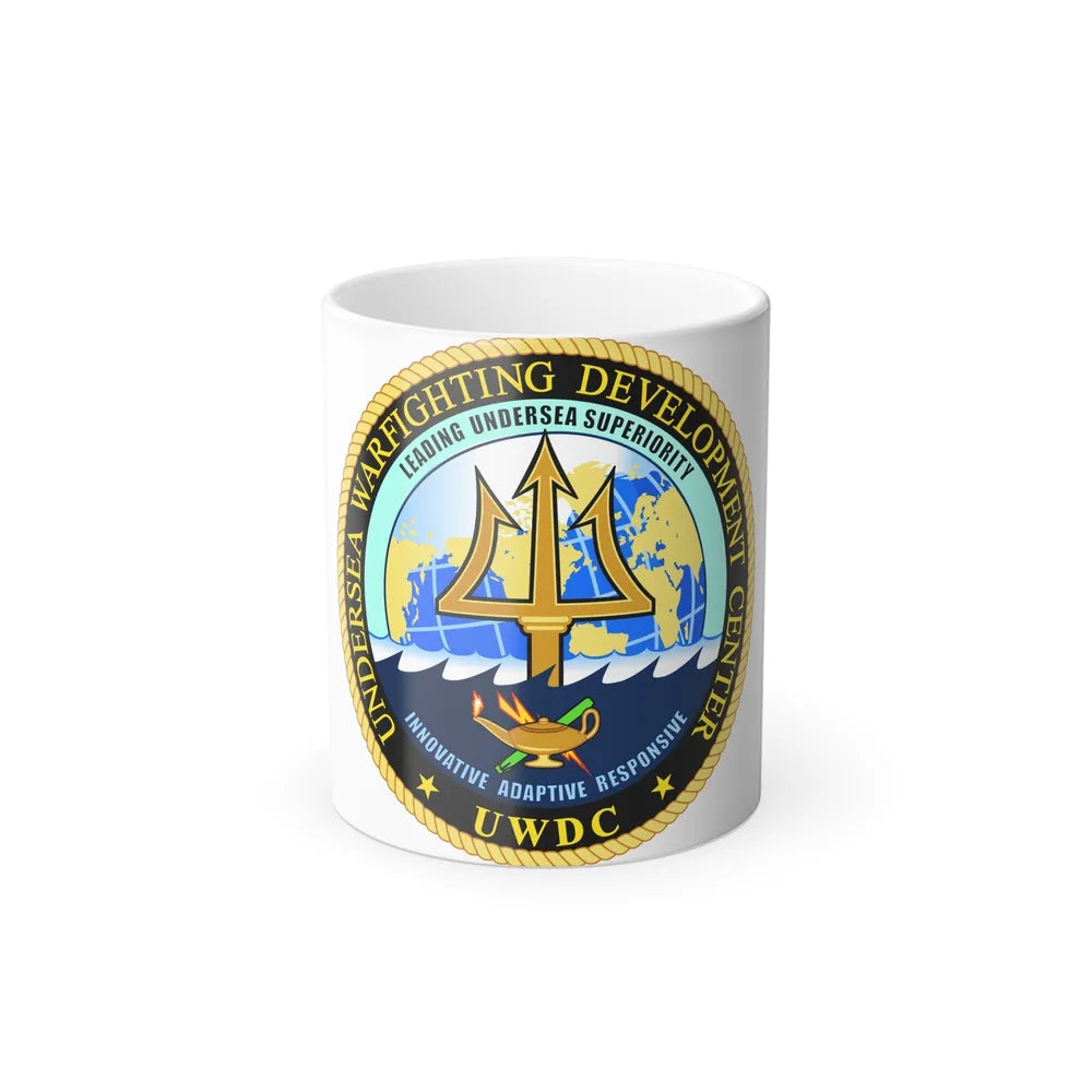Undersea Warfighting Development Center (U.S. Navy) Color Changing Mug 11oz-11oz-Go Mug Yourself