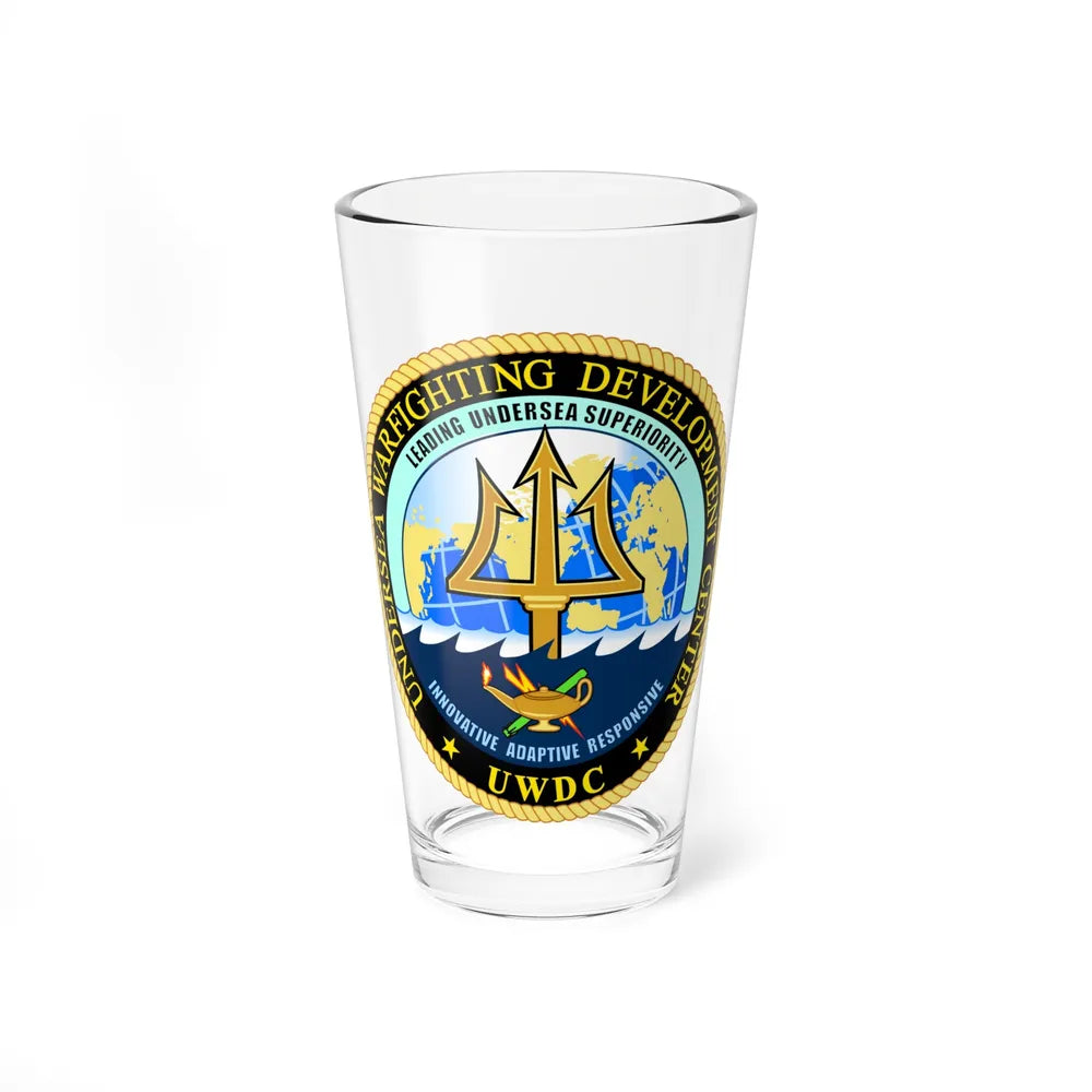 Undersea Warfighting Development Center (U.S. Navy) Pint Glass 16oz-16oz-Go Mug Yourself