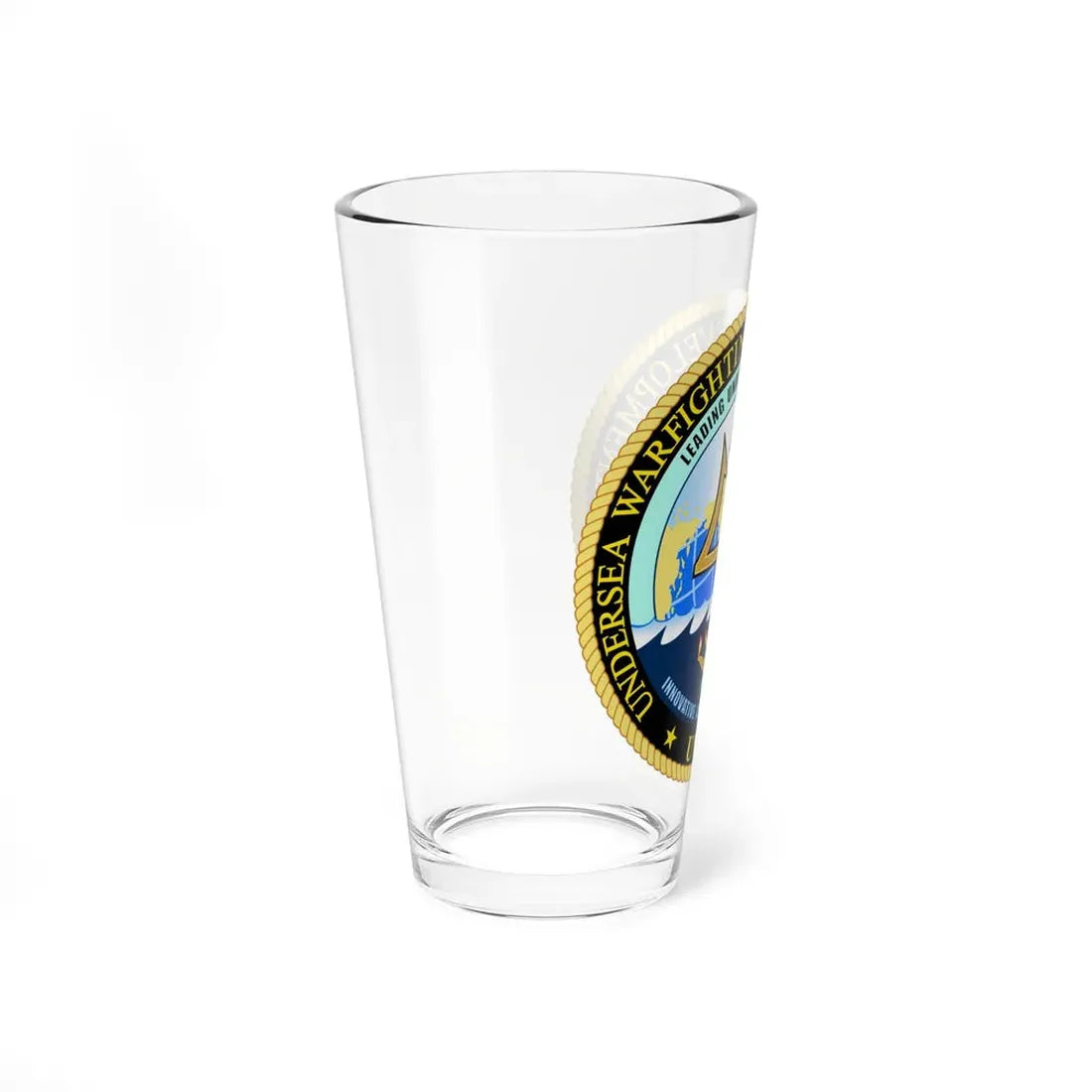 Undersea Warfighting Development Center (U.S. Navy) Pint Glass 16oz - Go Mug Yourself