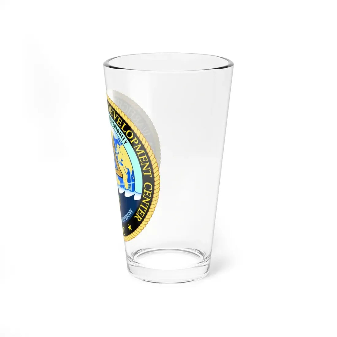 Undersea Warfighting Development Center (U.S. Navy) Pint Glass 16oz - Go Mug Yourself