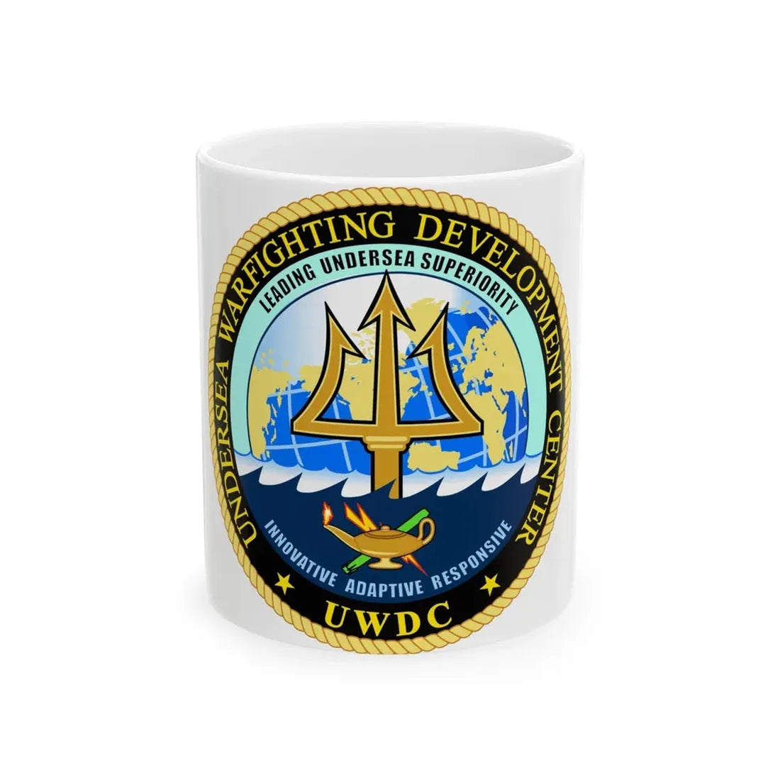 Undersea Warfighting Development Center (U.S. Navy) White Coffee Mug 11oz - Go Mug Yourself