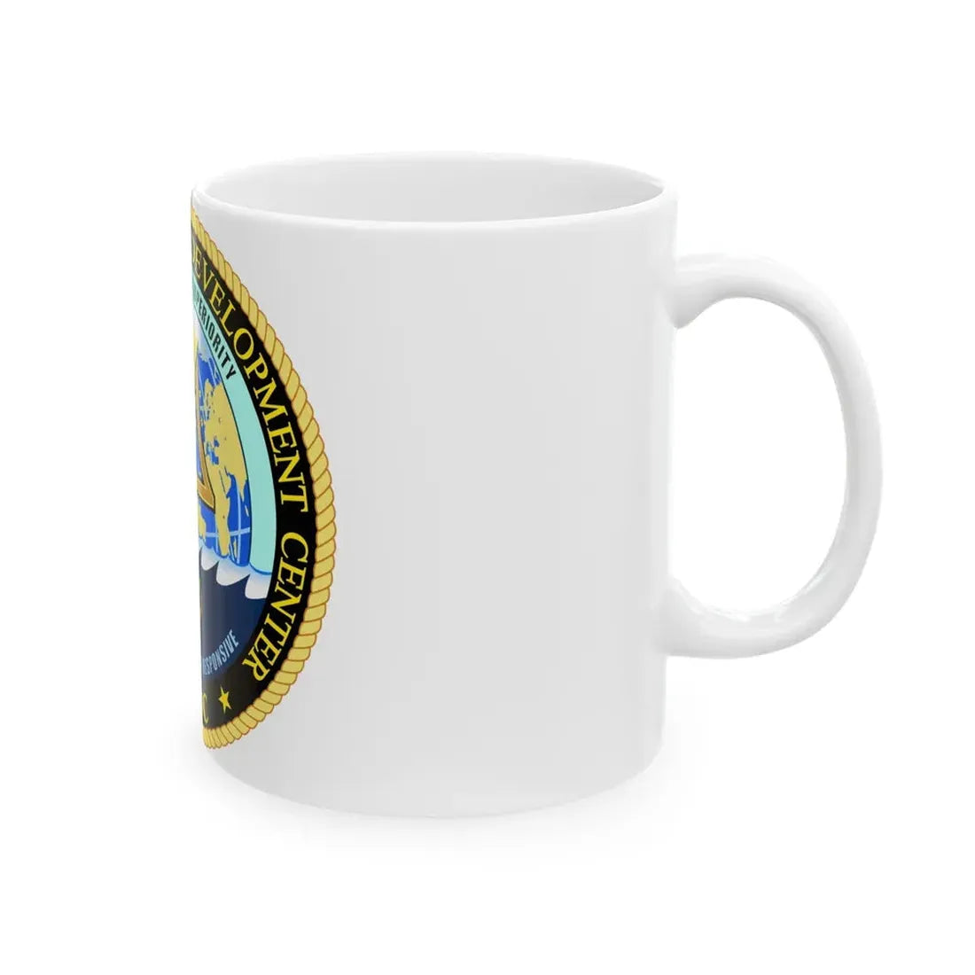Undersea Warfighting Development Center (U.S. Navy) White Coffee Mug - Go Mug Yourself