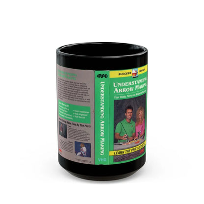 UNDERSTANDING ARROW MAKING YOUR HOSTS TERRY AND MICHELLE RAGSDALE (VHS COVER) - Black Coffee Mug-15oz-Go Mug Yourself