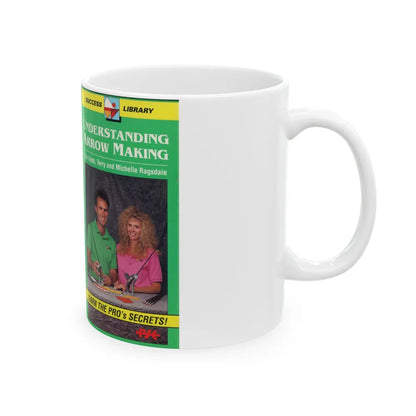 UNDERSTANDING ARROW MAKING YOUR HOSTS TERRY AND MICHELLE RAGSDALE (VHS COVER) - White Coffee Mug-Go Mug Yourself