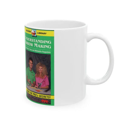 UNDERSTANDING ARROW MAKING YOUR HOSTS TERRY AND MICHELLE RAGSDALE (VHS COVER) - White Coffee Mug - Go Mug Yourself