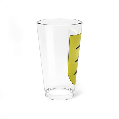 Undervelier-coat of arms (Switzerland) (Coat of Arms) Pint Glass 16oz - Go Mug Yourself