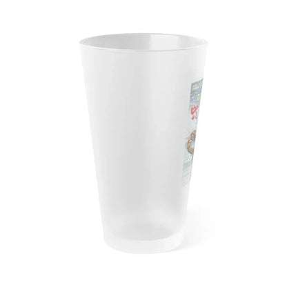UNDERWATER NUDE PICTURES OF THE FLOATING WORLD SPIRIT OF THE SNAKE (ASIAN) Movie Poster - Frosted Pint Glass 16oz - Go Mug Yourself