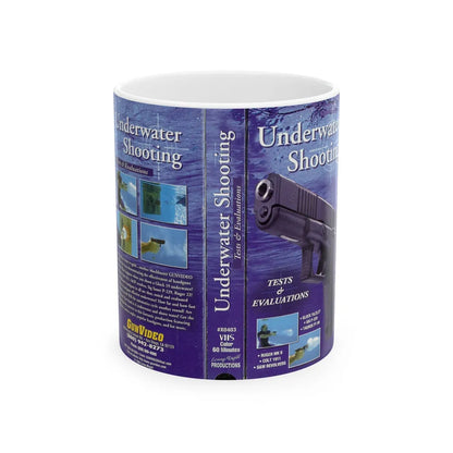 UNDERWATER SHOOTING (VHS COVER) - White Coffee Mug-11oz-Go Mug Yourself