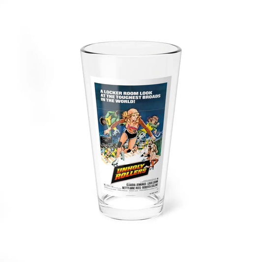UNHOLY ROLLERS 1972 Movie Poster - Pint Glass 16oz 16oz - Go Mug Yourself