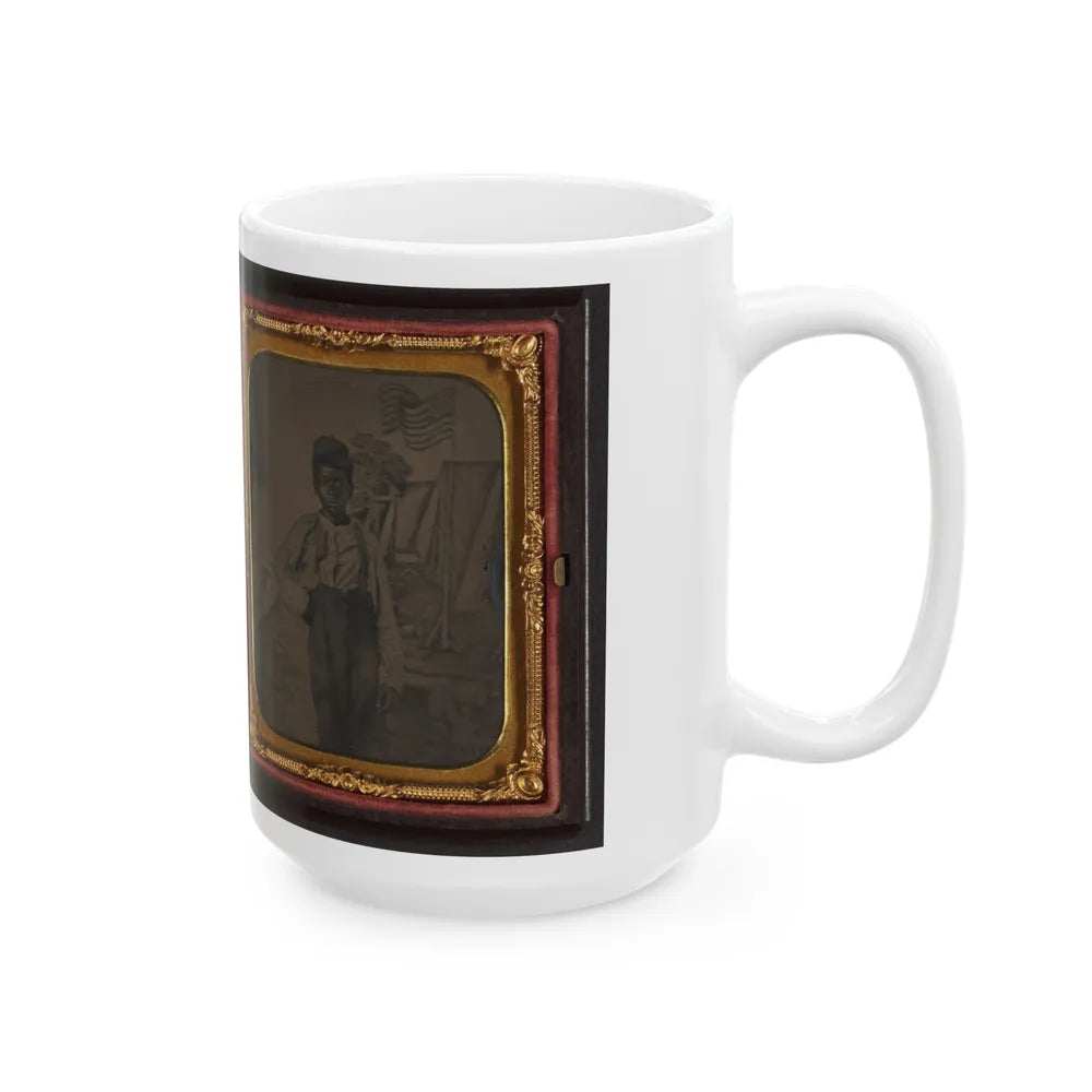 Unidentified African American Boy (U.S. Civil War) White Coffee Mug-Go Mug Yourself