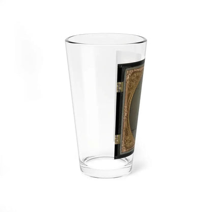 Unidentified African American Soldier In Union Cavalry Uniform With Sword (U.S. Civil War) Pint Glass 16oz - Go Mug Yourself