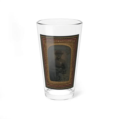 Unidentified African American Soldier In Union Uniform (U.S. Civil War) Pint Glass 16oz 16oz - Go Mug Yourself