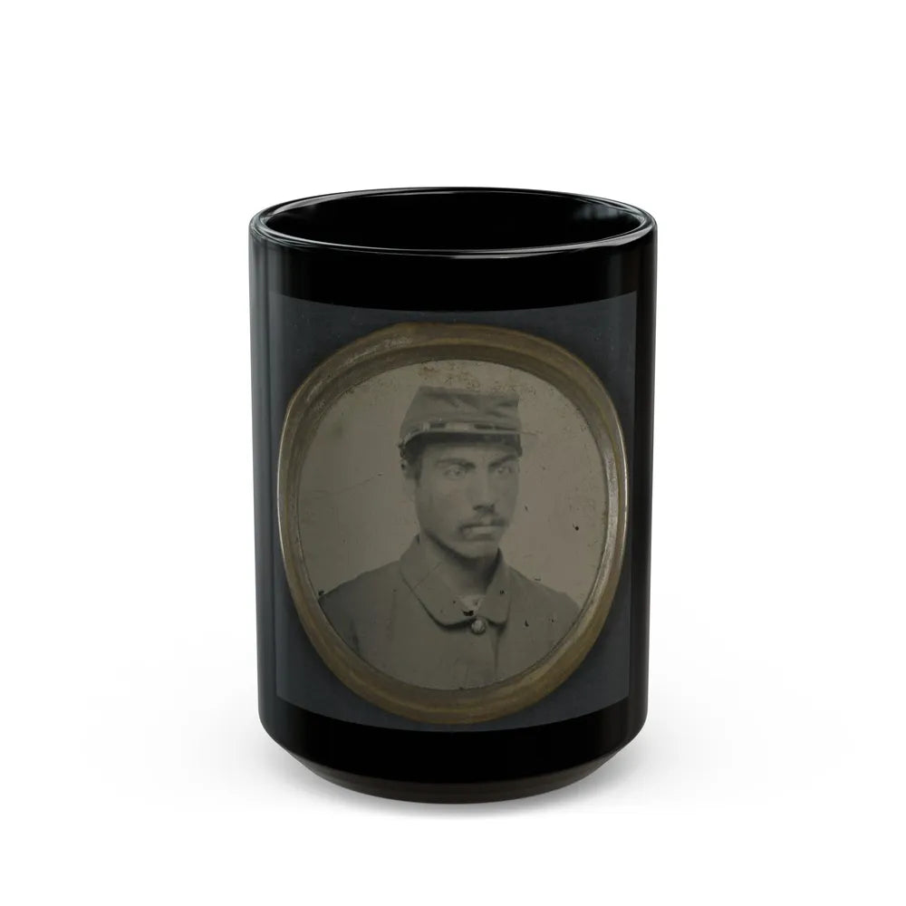 Unidentified African American Soldier (U.S. Civil War) Black Coffee Mug-15oz-Go Mug Yourself