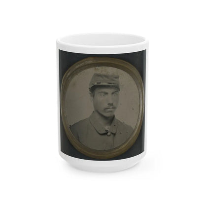 Unidentified African American Soldier (U.S. Civil War) White Coffee Mug-15oz-Go Mug Yourself